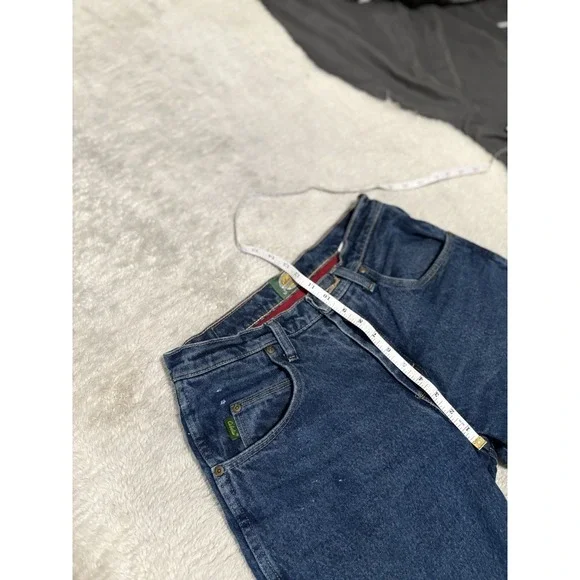 Cabelas Mens Blue Denim Straight Lined Jeans Size 30x30 Pants - Picture 6 of 9